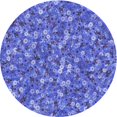 thumbnail image 1 of Ahgly Tapis d'Intérieur Lavable en Machine Carré Transitionnel Bleu Ciel, 3 Pieds Carré, 1 of 7