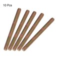 thumbnail image 3 of Unique Bargains 10pcs 1/4x3' Carbon Steel Fully Threaded Rod Bar Studs for Furniture Mounting Assembly, 3 of 4