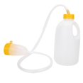thumbnail image 3 of LAFGUR PVC 1700ml Hospital Male Pee Bottle Urine Collector Storage W/ Pipe Fit Patients, 3 of 8