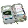 thumbnail image 4 of Esquirla Convenient Multifunctional Travel Document Cellphone Storage Holder Wallet Organizer Bag Blue, 4 of 8