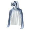 thumbnail image 1 of Posijego Chandails à Capuche de Protection Solaire pour Hommes Veste Légère à Capuche Manches Longues Plein Air Pêche Randonnée Vestes, 1 of 5
