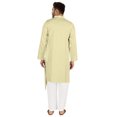 thumbnail image 4 of Atasi Kurta Pyjama Indien Ensemble 2 Pcs pour Hommes Tenue de Fête Robe Traditionnelle Tenue Ethnique, 4 of 7