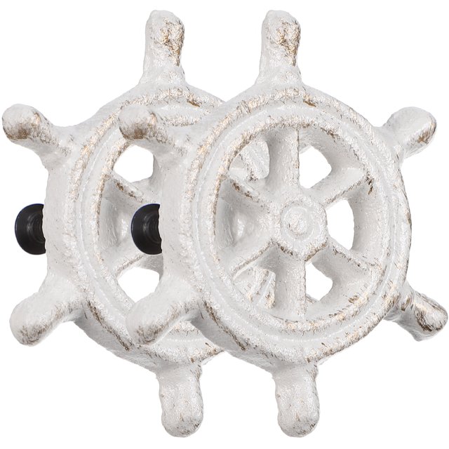 2 Pcs Poignée de Garde-Robe en Fonte Thème Océan Bouton de Porte Bouton de Tiroir à Tirer