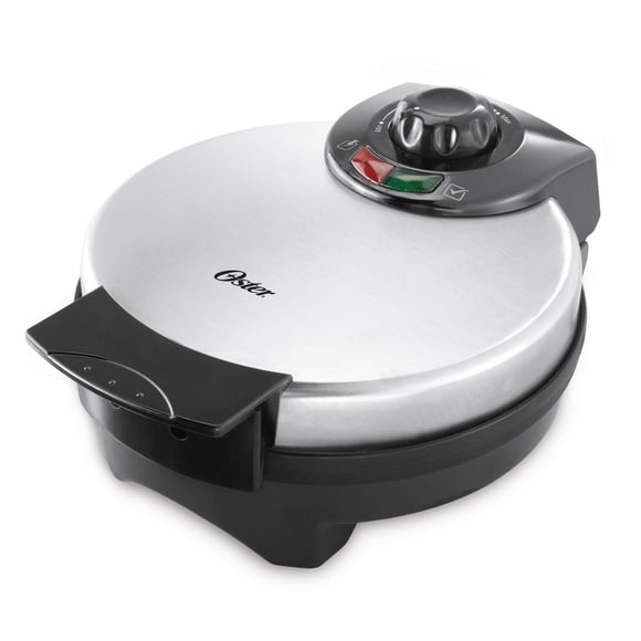 Oster 8" Belgian Waffle Maker, Stainless Steel