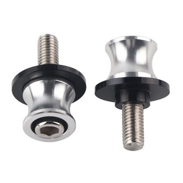 10mm Moto CNC Arrière Stand Balançoire Bras Curseurs Stand Balançoire Bobines Argent