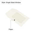thumbnail image 4 of Unique Bargains 3'' Clear Single Sided Mailing Photos Full Face Window Envelopes, White 10 Pack, 4 of 5