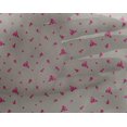 thumbnail image 4 of oneOone Georgette Viscose Fabric Blue & Peach Flower Floral Print Sewing Fabric BTY 42 Inch Wide, 4 of 4