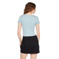 thumbnail image 3 of No Boundaries Women's Rib Baby Tee, 3 of 6
