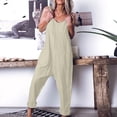 thumbnail image 2 of Birdeem Combinaison Décontractée Ample et en Vrac pour Femmes avec Poches, Combinaison Mode, Pantalon, Salopette, Combinaison en Coton et Lin, 2 of 7