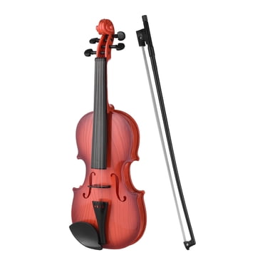Labymos Kids Toy Violin Mini Electric Violin with 4 Adjustable Strings Violin Bow Children Musical Intrument Toy