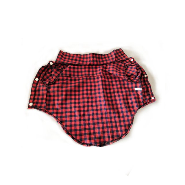 Chien Chemise Souple de Différentes Tailles Chiots Matériel; Fait Vêtements Multicolore Respirant Pas de Boucles de Style Simple Vêtements pour Animaux de Compagnie Rouge / Noir S