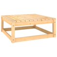 thumbnail image 2 of vidaXL Garden Footstools with Cushions 2 pcs Solid Wood Pine, 2 of 5
