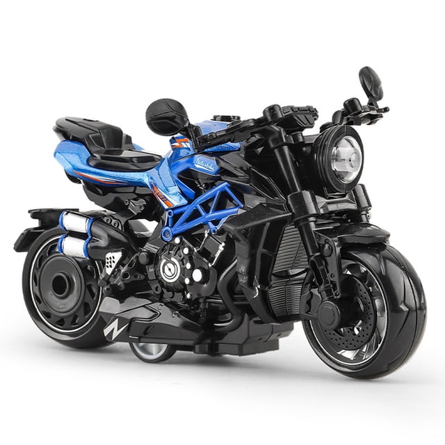 Fufafayo Alloy MotorcycleToyCar Model, Simulation MotorcycleToyforBoys, Die-Cast VehicleToyforKids, Motorcycle Model forChildren,ToyMotorcycle forBoysBedroom Play