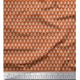thumbnail image 1 of Soimoi Modal Satin Fabric Floral Block Print Fabric by The Yard 42 Inch Wide, 1 of 3