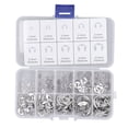 thumbnail image 2 of Kit d'Assortiment de Clips E, Haute Dureté, Force de Tension Solidement Fixée, 200 Pcs, Clips E pour Retenue Externe pour Arbre, 2 of 8