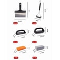 thumbnail image 3 of Birdeem Teppanyaki Grill Cleaning Kit,19 Piece Professional Griddle Scrubber and Scraper Set with Stainless Steel Tools,Scouring Pads,Handles &Storage Organizer for Flat Top,Restaurant and Home Use, 3 of 8