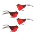 thumbnail image 2 of Mousse Artificielle Simulation Oiseaux en Mousse pour Noël, 2 of 7