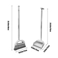 thumbnail image 3 of TIMIFIS Portable Balai Balais Intérieur 180 Rotatif Rangement Debout Type Boucle Balais et Ensemble Pelle avec Dents de Raclage et Grattoir Nettoyage Adapté pour Outils de Nettoyage Domestique, 3 of 6