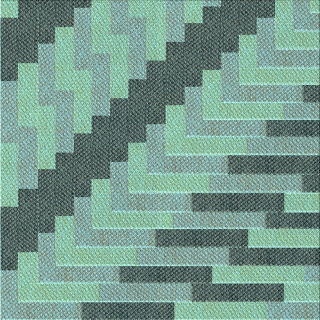 Ahgly Company Machine Washable Indoor Square Transitional Hazel Green Area Rugs, 7' Square