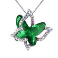 thumbnail image 1 of RYRDWP Ladies Crystal Multicolor Fashion Butterfly Necklace Pendant Necklace, 1 of 2