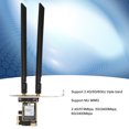 thumbnail image 4 of PCIe  Card, MU MIMO PCIe WiFi 6E Card 2.4G/5G/6Ghz Dual Antenna  For Chassis, 4 of 8