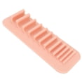 thumbnail image 2 of Makeup Brush Holder, Stand Makeup Brush Cleaner, Soft Wall-Mounted Makeup Brush Rack Makeup Brush Cleaner Pad For Home Use Kitchen Bathroom Bedroom Pink,Dark Red, 2 of 8