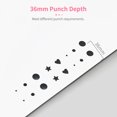 thumbnail image 4 of tenwin Handheld One-Hole Punch Single Hole Puncher Heavy Duty 8 Sheet Capacity for Binder Notebook Craft Paper Greeting Cards Scrapbook, 4 of 8