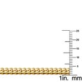 thumbnail image 2 of Dimaya Fine Jewelry 14K Yellow Gold 4-mm Miami Cuban Chain, 2 of 3