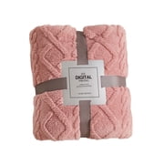Summer Blanket Thickened Sofa Blanket Plush Soft Comfortable Bed Blanket Thick Wool Warm Blanket Coral Blanket Breathable Soft Lightweight Smooth 59x79IN Cooling Weighted Blanket for Bed, Couch
