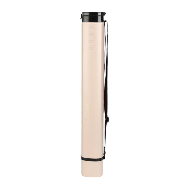 KLKCMS Extendable Poster Tube 62 to 105 cm Scroll Holder for Drawing Scroll Picture Beige