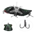 thumbnail image 3 of Fishing Lures Baits, Fish Lure Bionic Cicada Shape with Rotating Spins Propeller Treble Hook 7.5cm for Bass Trout Fishing, 3 of 8