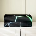 thumbnail image 2 of Erosebridal Modern Abstract Flannel Blanket, Striped Geometric Sherpa Throw, Minimalst Decor, 2 of 5