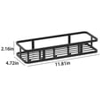 thumbnail image 3 of EQWLJWE Shower Caddy,Metal Wall Baskets Wall Mount,Wall Baskets for Storage,Shower Racks for Inside Shower,Adhesive Shower Organizer Holder,Shower Shelf for Inside Shower with 5 Hooks,Shower Rack, 3 of 7
