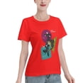 thumbnail image 2 of T-Shirt Basique à Manches Courtes pour Femmes Style de Rue Demon Slayer, 2 of 6