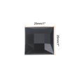 thumbnail image 2 of Unique Bargains Acrylic Flat Back Rhinestones Square Artificial Gemstone for Crafts Face Painting Jewelry Making Black, 2 of 5