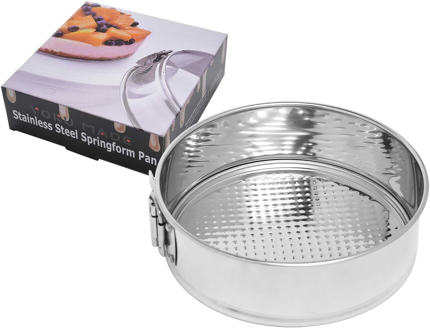 GFDYREE Stainless Steel Springform Pan 7 inch, 7 Inch Cake Pan, 7 Inch Springform Pan, Dishwasher Safe Cheesecake Pan, Accessories for Pressure Cooker of 5 6 qt