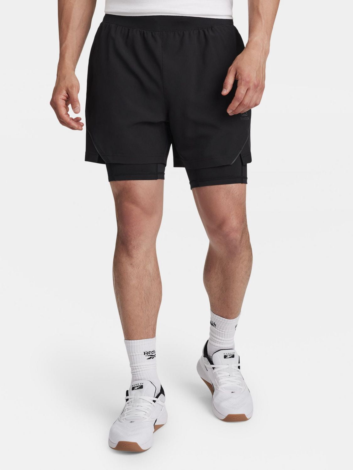 Reebok Short d'entraînement 2-en-1 Strength 5 po pour hommes