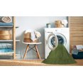 thumbnail image 2 of Ahgly Tapis Rond Lavable en Machine Intérieur Transitionnel Vert Pistache, 3 Pieds Rond, 2 of 7