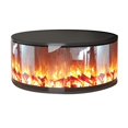 thumbnail image 1 of Cylindrical Electric Fireplace Freestanding Recessed Toroidal Heater, 1 of 5