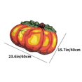 thumbnail image 3 of yulier Fall Decor Halloween Pumpkin Bathroom Rug, Thanksgiving Pumpkin Shape Rugs for Home, Non-Slip Small Carpet Bath Mat Decorations, 15.7" x 23.6", 3 of 6