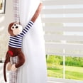thumbnail image 3 of Brown 28 Inch Long Arm Plush Monkey Toy Stuffed Animal Soft Doll Hanging Decor For Childrens Room, 3 of 6