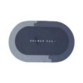 thumbnail image 1 of Huayishang Carpet,Polyester Carpet,Bath Mat Rubber Bath Mats Quick Drying Non Slip Bathroom Mat Super Absorbent Bath Mat Instant Dry Bathroom Rug In Front of The Kitchen Sink Shower Room Bathtub Oval, 1 of 7