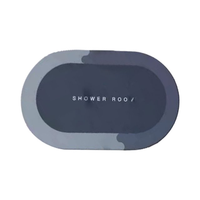 Huayishang Carpet,Polyester Carpet,Bath Mat Rubber Bath Mats Quick Drying Non Slip Bathroom Mat Super Absorbent Bath Mat Instant Dry Bathroom Rug In Front of The Kitchen Sink Shower Room Bathtub Oval