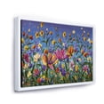 thumbnail image 2 of Designart Daisies and Wildflowers In Summer Garden Field I FLOAT FRAME WALL ART, 2 of 4