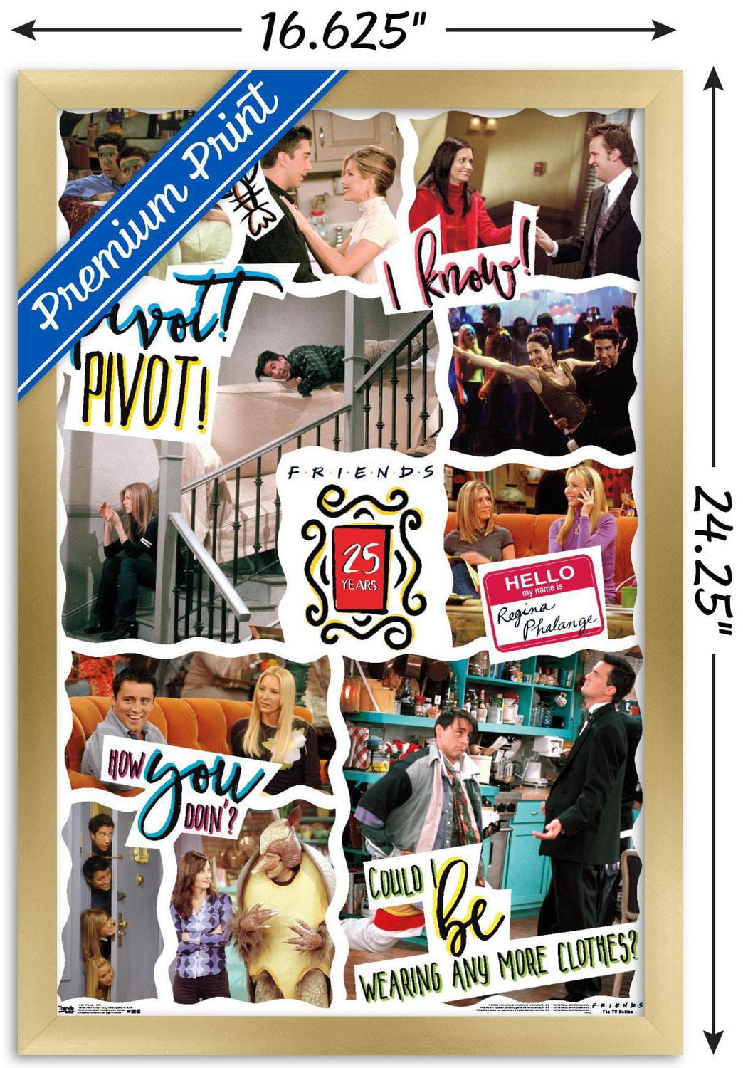 Friends - 25th Wall Poster, 22.375" x 34"