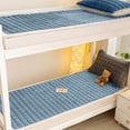 thumbnail image 3 of Milk Fleece Mattress Single Size Dark Blue Plush Mattress Pad Winter Thickened Milk-Wool Soft Mattress for Bunk Bed or Floor(1Pcs) Rkxzt, 3 of 8