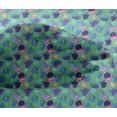 thumbnail image 5 of oneOone Cotton Poplin Fabric Leaves & Floral Block Decor Fabric Printed BTY 42 Inch Wide, 5 of 5