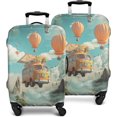thumbnail image 1 of Travel Luggage Cover Suitcase Protector Fits 18-32 Inch Luggage Wheel Covers Patterned Travel Related Items Flower Luggage Protector Elastic Luggage Anti-scratch Suitcase Cover M, 1 of 5