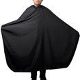 thumbnail image 3 of Black Barber Hair Beauty Salon Cape Hairdressing Gown (Lining Random Color), 3 of 8