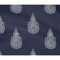thumbnail image 4 of oneOone Cotton Flex Fabric Paisley Block Printed Fabric 1 Yard 40 Inch Wide, 4 of 4